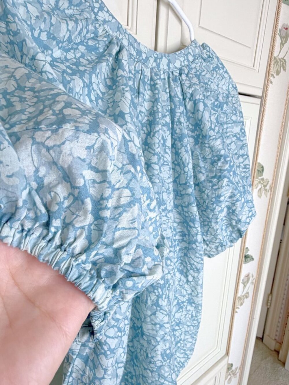 House of Harlow 1960 Airy Boho Puff Sleeve Top - Picture 4 of 6